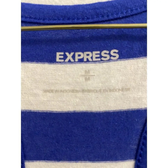 EXPRESS RACERBACK MEDIUM TANK TOP - EXCELLENT CONDITION. BARELY WORN. ROYAL BLUE - Picture 3 of 5